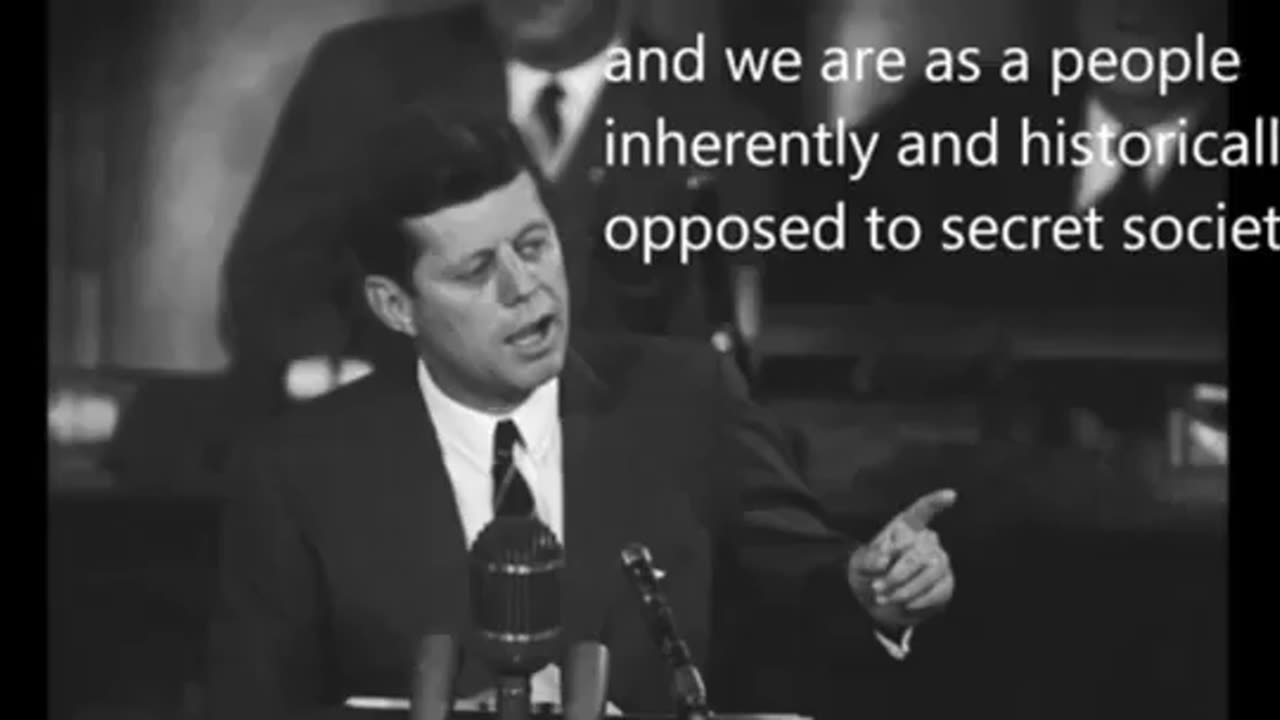 JFK John Kennedy On Secret Societies