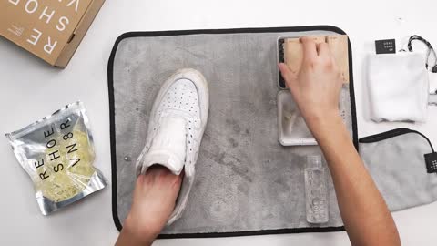 Shoe Cleaning ASMR - Nike Air Force 1