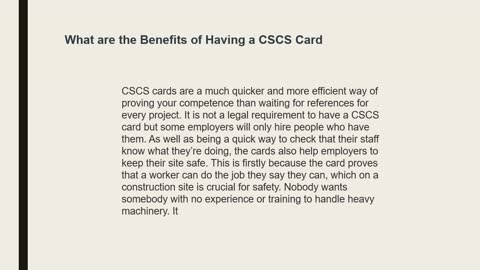 renew cscs card online course