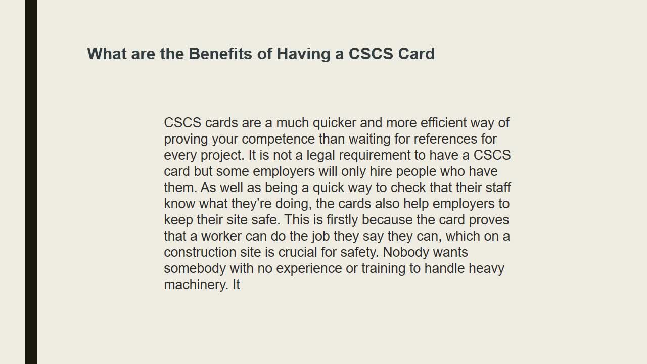 renew cscs card online course