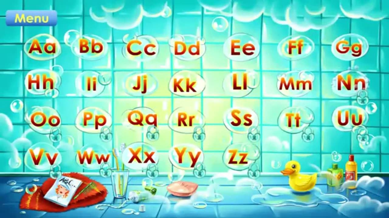 English alphabet cartoons