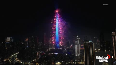 New Year's 2024- Burj Khalifa, Dubai