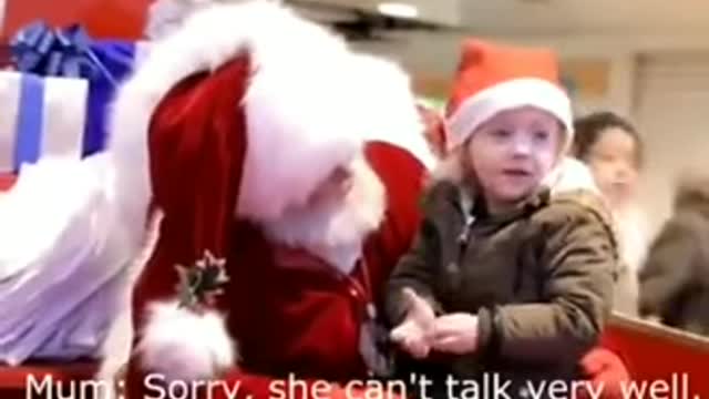 Santa knows how to talk to everyone