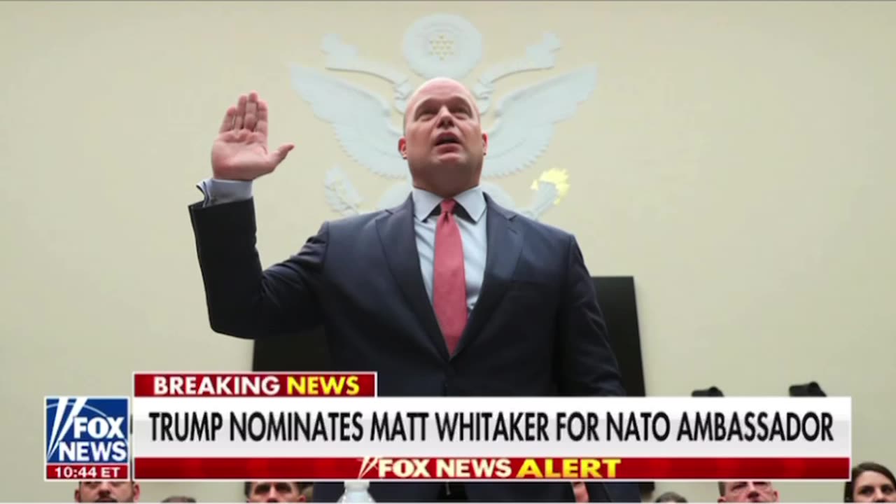 Trump nominates Matt Whitaker for NATO ambassador