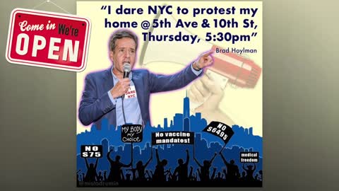 Ghost Town NYC – New Yorkers Protest State Senate Candidate on 5th Avenue