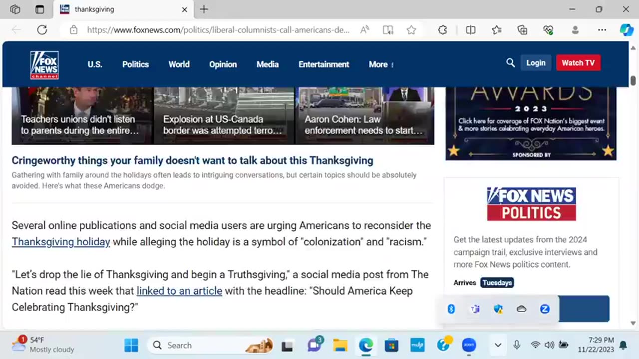 Liberals Try to Destroy & Rename Thanksgiving - WOW