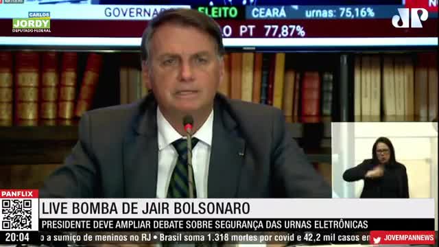 Bolsonaro - live 29 de junho de 2021