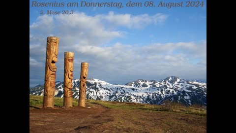 Rosenius am Donnerstag, dem 08. August 2024 zu 2. Mose 20,3