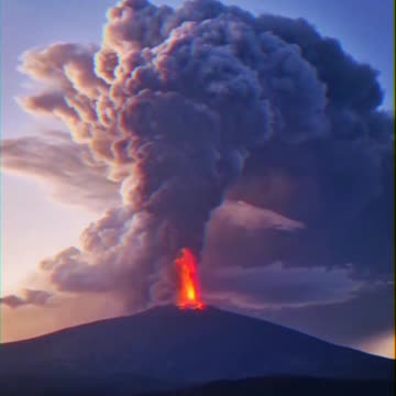 Italy's Mount Etna volcano erupts with 10-kilometer-high volcanic cloud