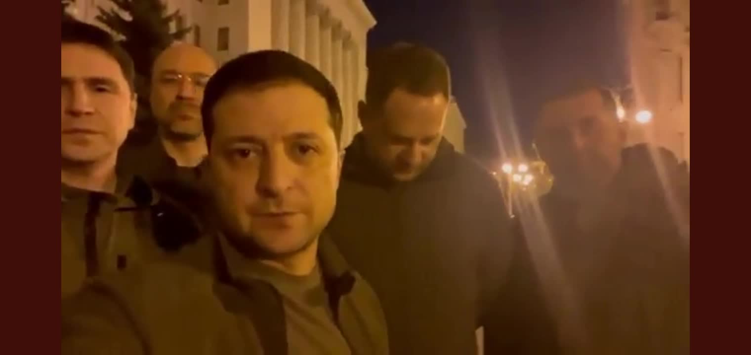 Ukraine president volodymyr Zelensky video message.