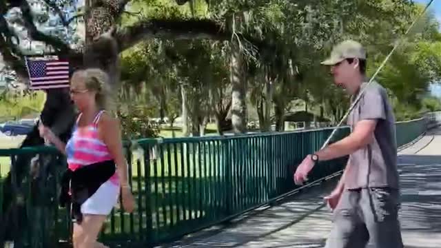 American Flag Walk March 5, 2022 - Vero Beach, FL - *We walk Barber Bridge every Saturday 10 am*