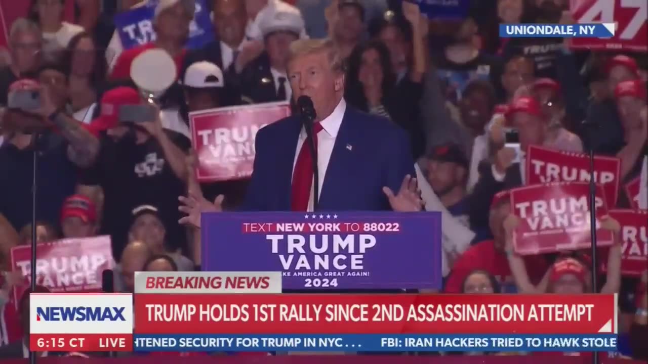 TRUMP: “It hasn't been done for a long time, but we are going to win New York”