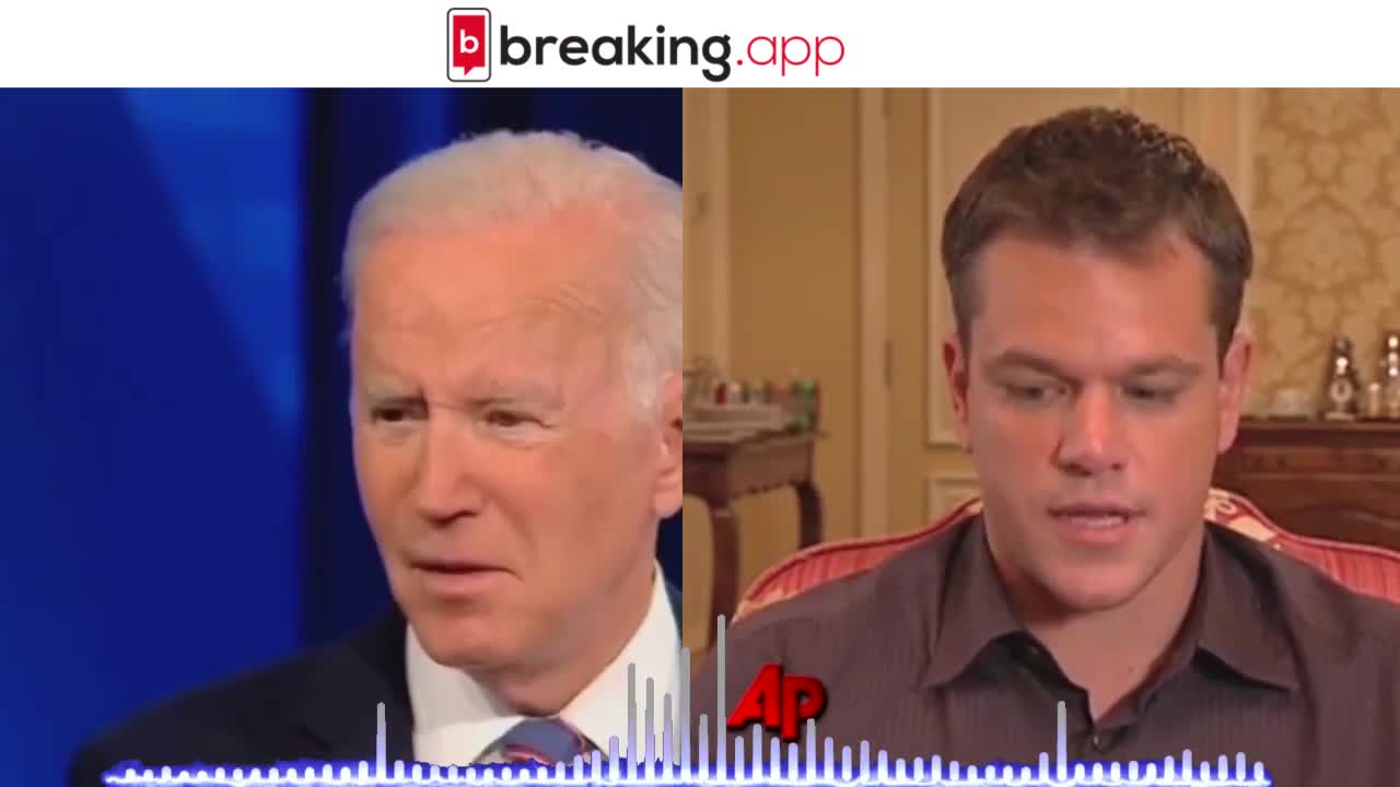 Matt Damon, Sarah Palin and President Biden