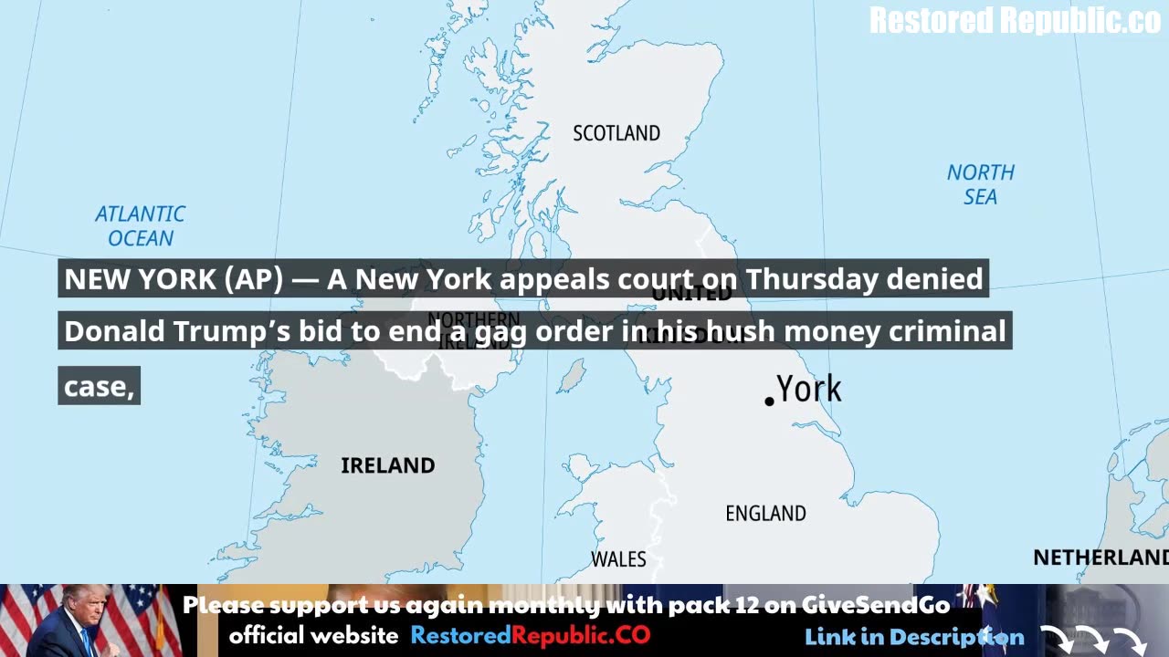 New York Appeals Court Upholds Gag Order in Trump Business Records Case