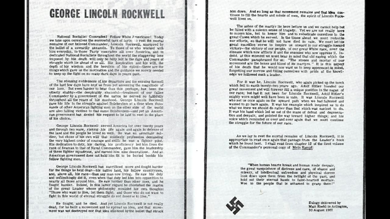 Making A Nazi: The George Lincoln Rockwell Story | Exed Eternal