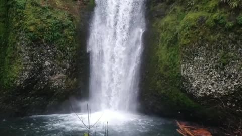 Natural water and beautiful place music