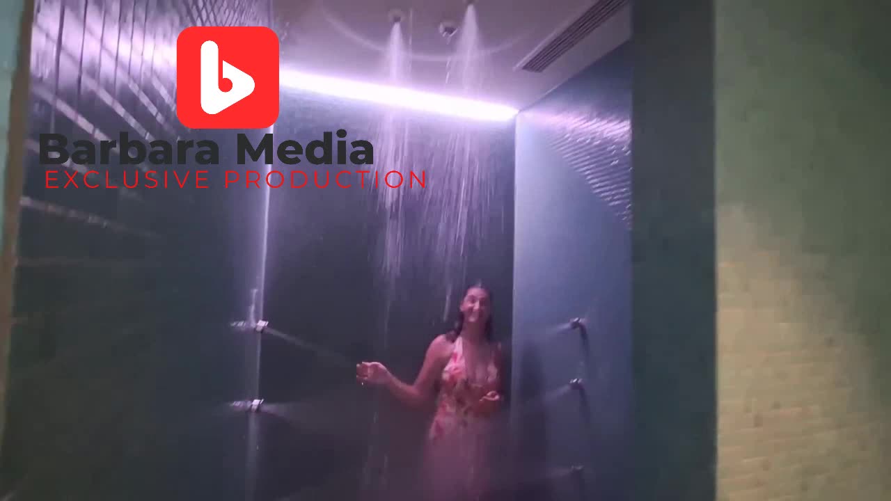 Shower in nice bath on Barbara Media Exclusive Production