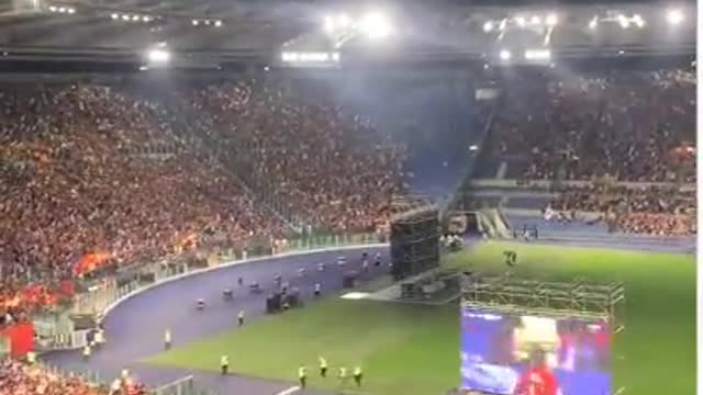 Festa e golit te Zaniolos, shihni entuziazmin e romanëve në ‘Olimpicon’