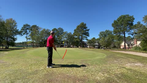 Texas Wedge off the green for Birdie 🐦