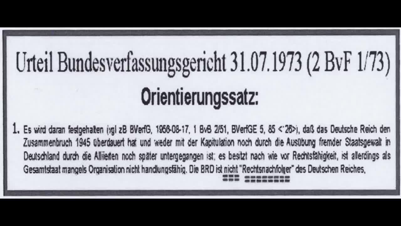 Politiker sprechen die Wahrheit über die Bundesrepublik Deutschland - GERMANY