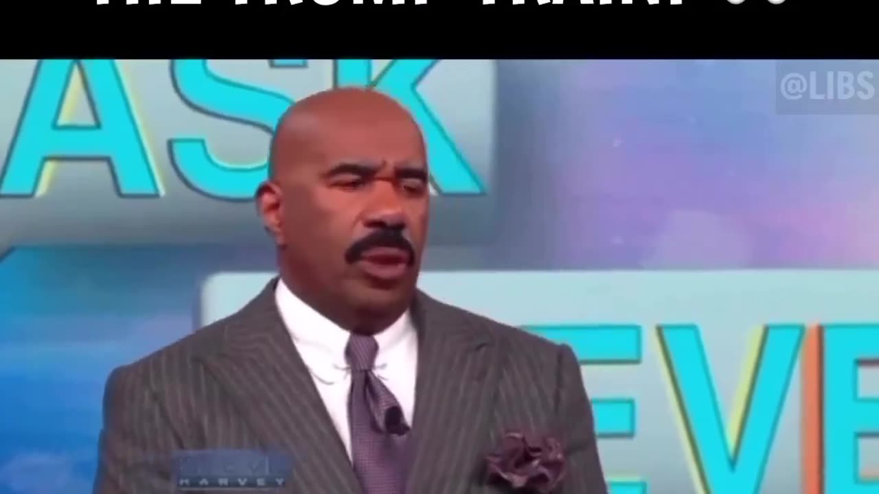 Steve Harvey on the Trump train
