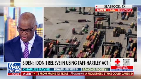 Charles Payne Warns Biden Playing 'Really Dangerous Game' By Not Halting Possible Port Strike