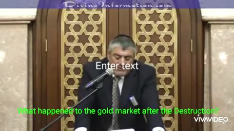 What happened to the gold market after the Destruction?