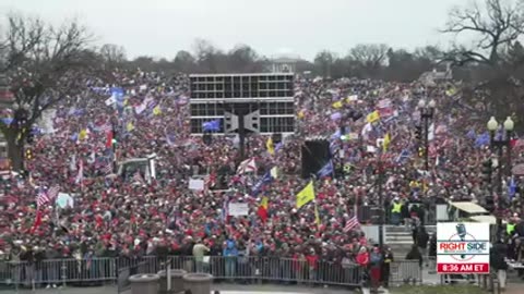 AMAZING! AERIAL SHOT OF TRUMP RALLY IN DC 1_6_21