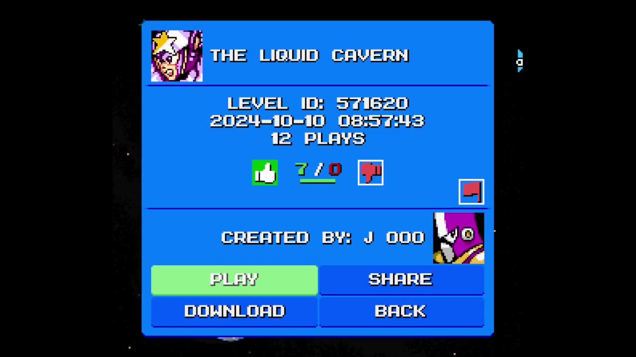 Mega Man Maker Level Highlight: "The Liquid Cavern" by J 000