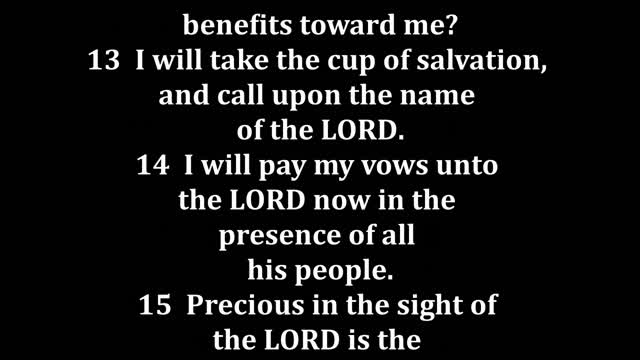 Psalms 116 King James version