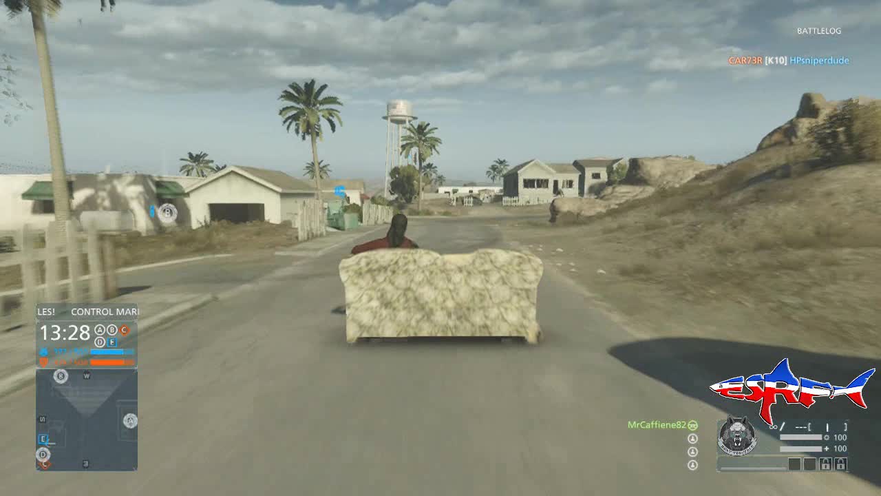 Battlefield Hardline: Drivable Couch Easter Egg