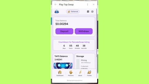 BIG MINING MINI APP WALLET TELEGRAM PLAY TAP SWAP