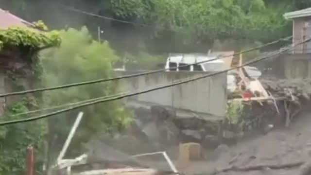 Massive mudslide in Japan part2