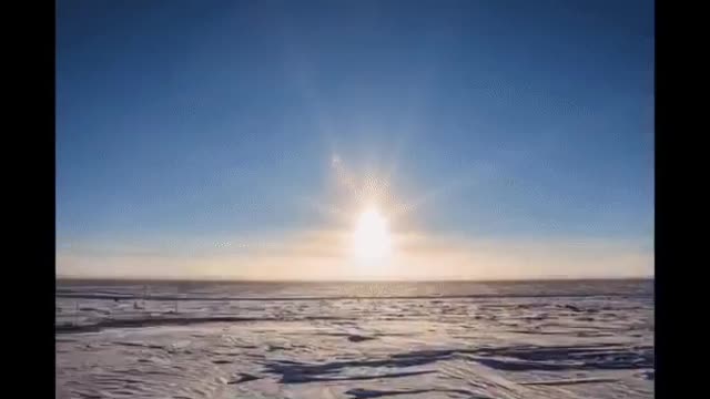 There is no sunset in the summer at the South Pole, sun just revolves around you