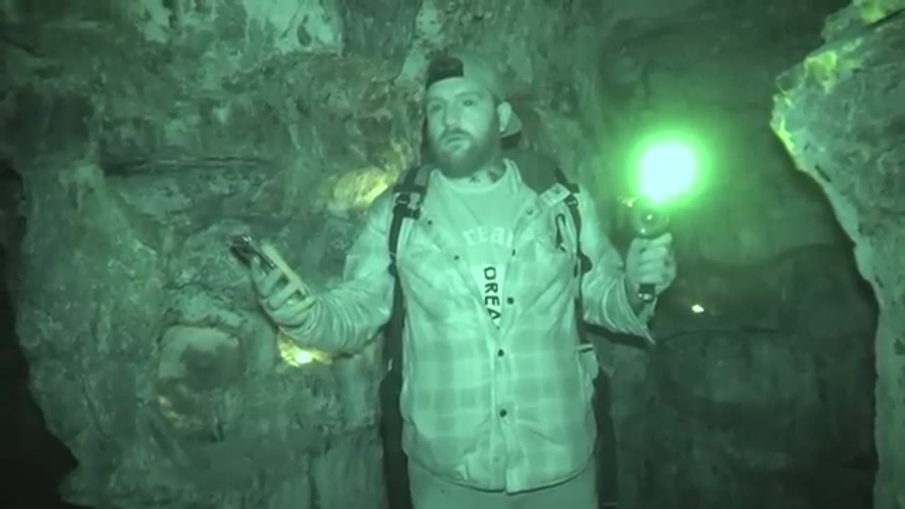 Scary poltergeist caught underground caves