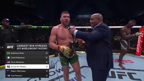 Dricus Du Plessis Octagon Interview | UFC 305