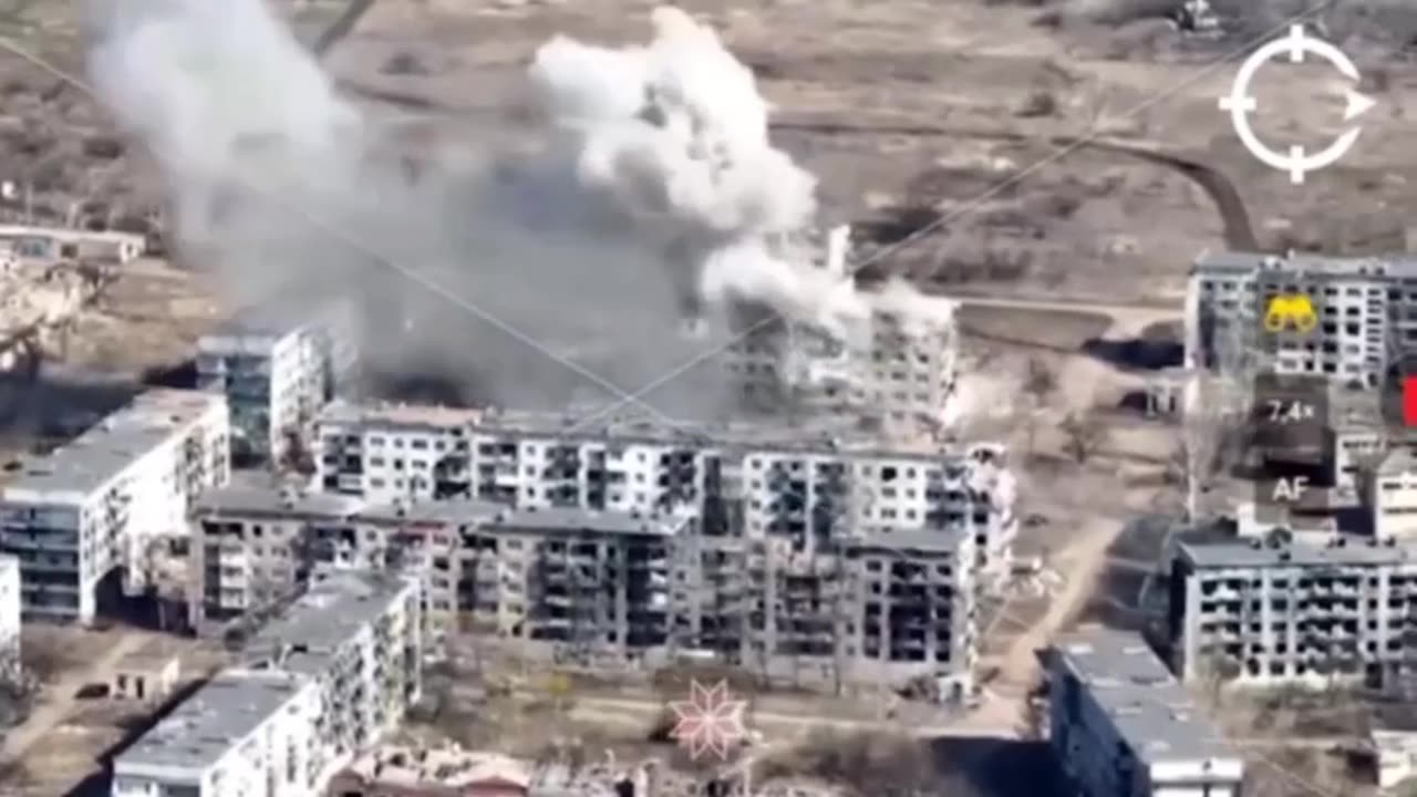 💥🔥 The destruction of Russian positions by GLSDB guided air bombs on the