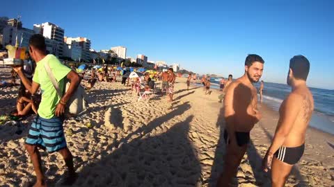 Rio De Janeiro, BRAZIL — IPANEMA Beach, Walking Tour in RIO (Narrated) City Walks【4K】☀️🇧🇷