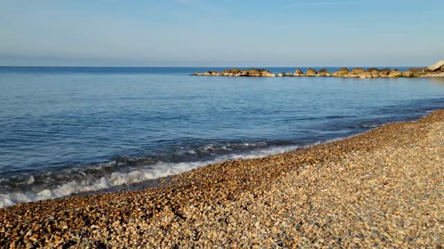 The Black Sea. Gentle sounds of the waves of the Sea for relaxation and stress relief.