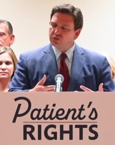 Governor DeSantis Announces Signing of No Patient Left Alone Act