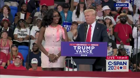 Benny Johnson - Donald Trump brings the woman who went viral after she hugged him at Chick-Fil-A.