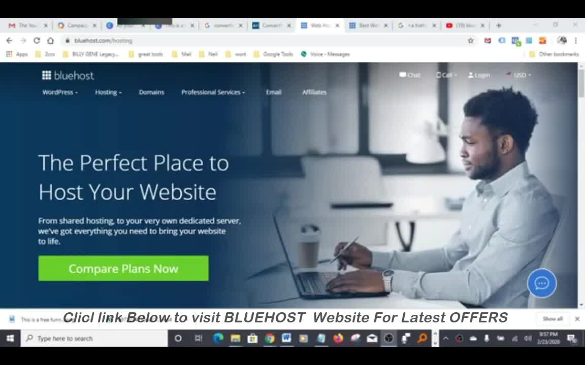 The best web hosting. Bluehost Review