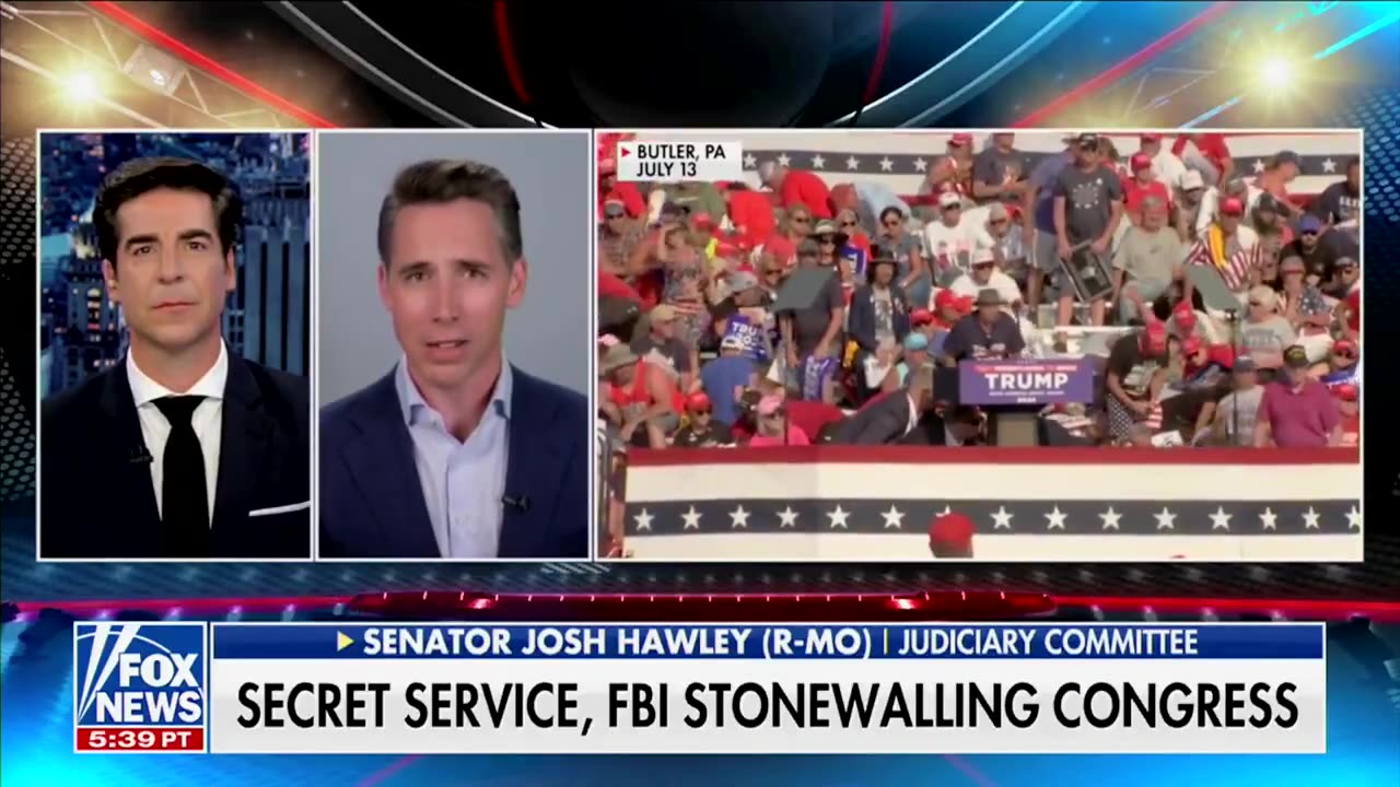 Josh Hawley: Secret Service, FBI are stonewalling the Investigation