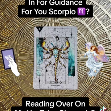 Angel Guidance For Scorpio ♏️ 😇🪽