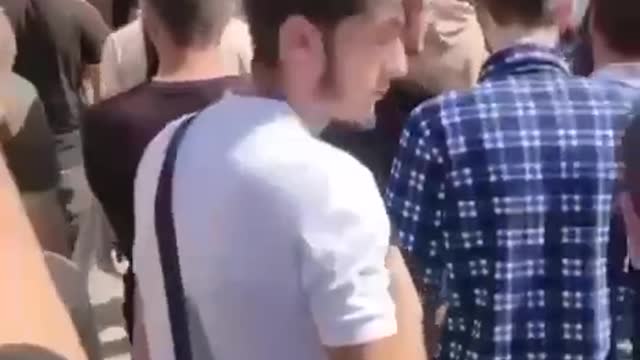 Republic of Chechnya - enlistment office after mobilization was announced..