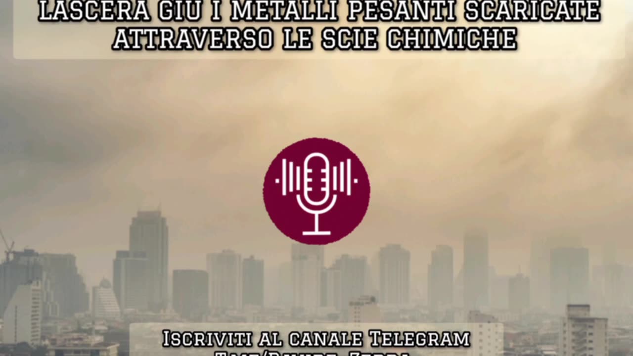 AUDIO TESTIMONIANZA | ⚠️PER 10 GIORNI ALTA PRESSIONE CHE LASCERÀ GIÙ I METALLI PESANTI