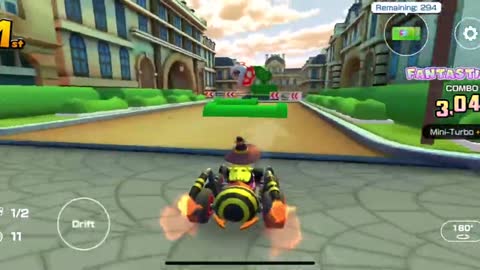 Mario Kart Tour - Paris Promenade 3T Gameplay