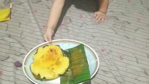 Cant resist the freshly cooked Bibingka