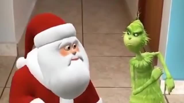 😂funny Santa and Covid-19 Fight😁😂😂