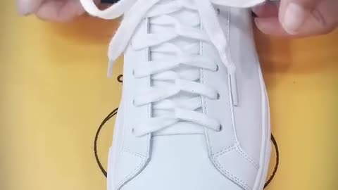 How to tie shoelaces, shoelaces style up
